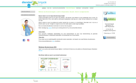 Webdesign: Dienstenbrigade - Gebruiksvriendelijke website met een op maat gemaakt aanvraagformulier, ontworpen voor de dagelijkse werking.